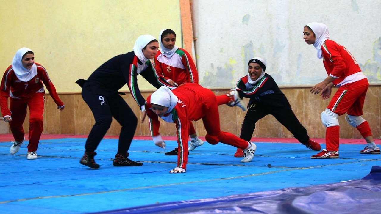 اردوی تیم ملی کبدی بانوان جمهوری اسلامی ایران با ۳ گلستانی