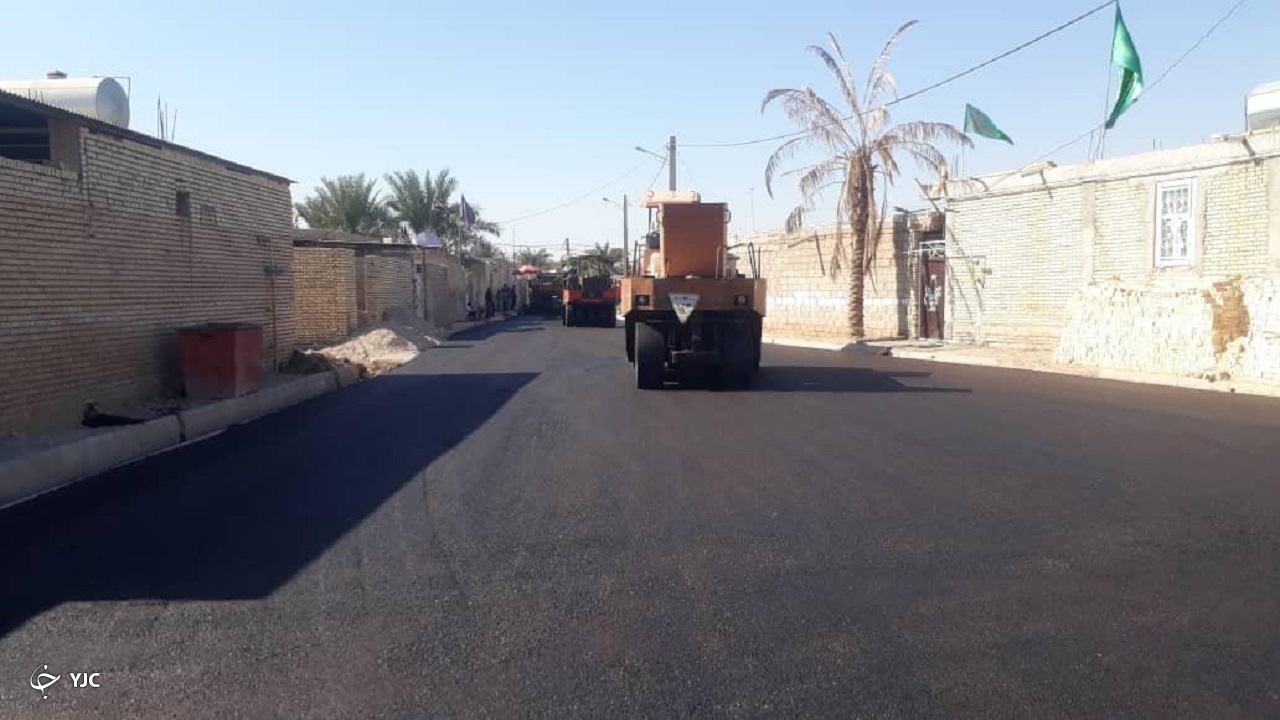 بهسازی آسفالت معابر اصلی امام شهر
