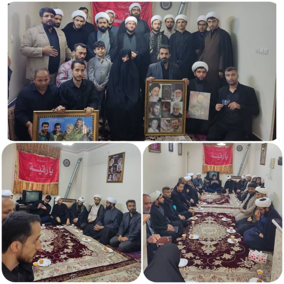 تقدیر طلاب جهادگر از خانواده شهدا