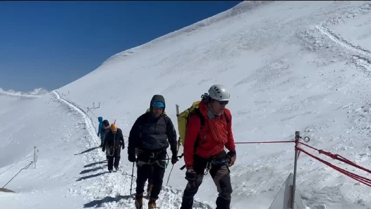 هیمالیا نوردان کرمانشاهی مون بلان را فتح کردند