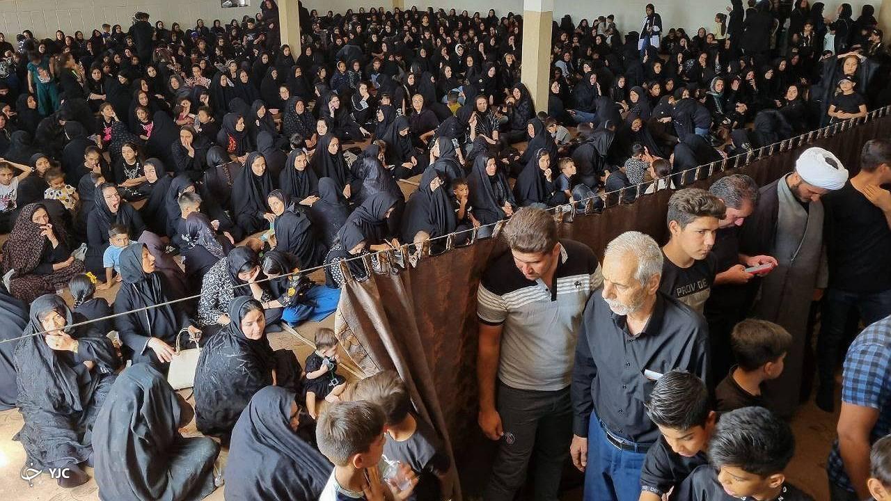 آیین عزاداری روستا‌های دهنو و سنگِ زرند + فیلم و عکس