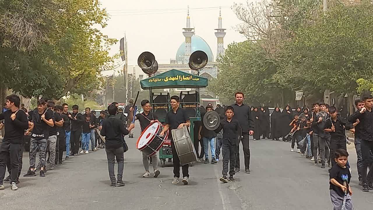 عزاداری روز تاسوعا در شهرستان صالح آباد