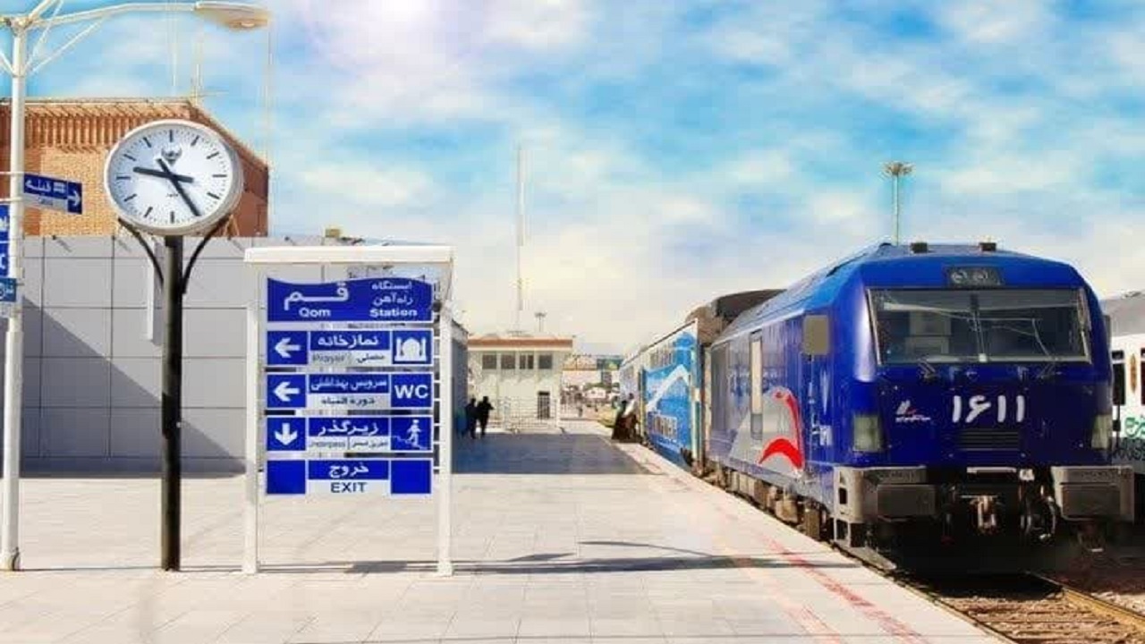 رشد ۲۳ درصدی جابه‌جایی مسافر از طریق راه‌آهن قم