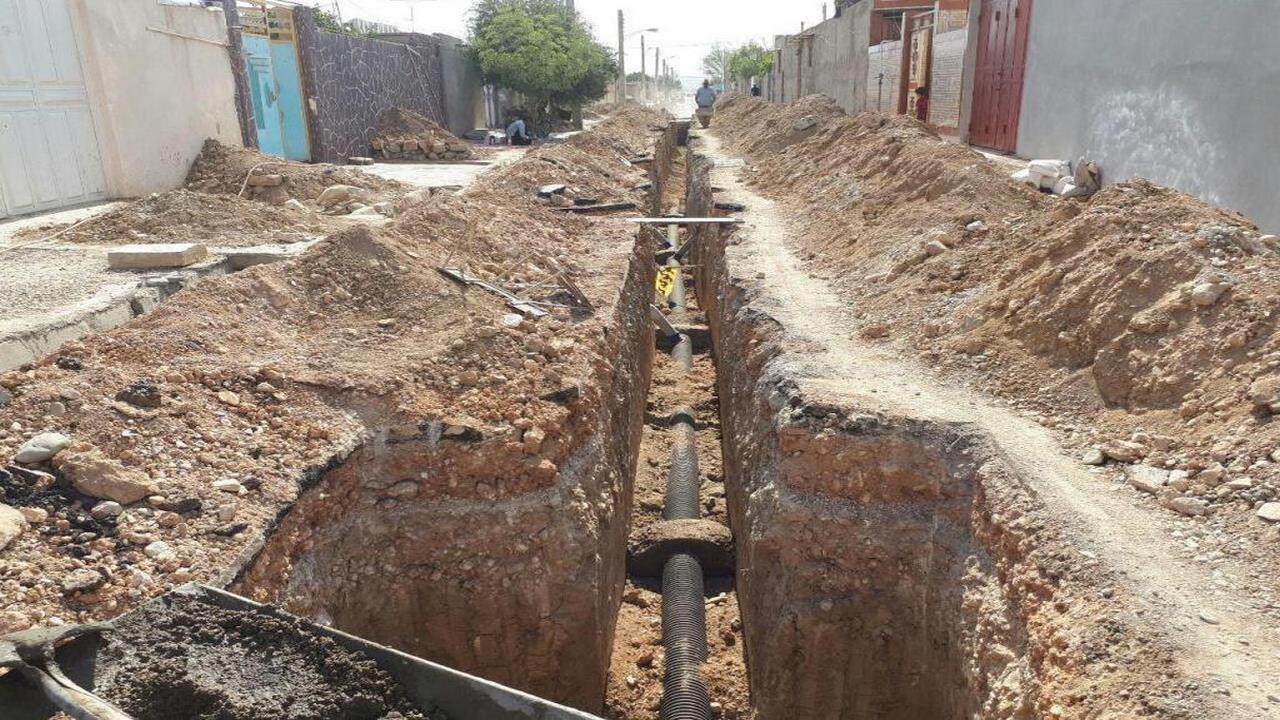 بهره برداری از پروژه جمع آوری فاضلاب بوستان ارغوان ایلام