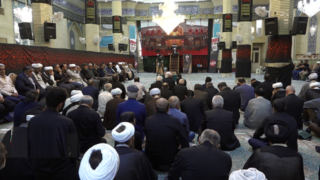 مراسم چهلمین روز ارتحال آیت الله آشتیانی(ره)در قم برگزار شد