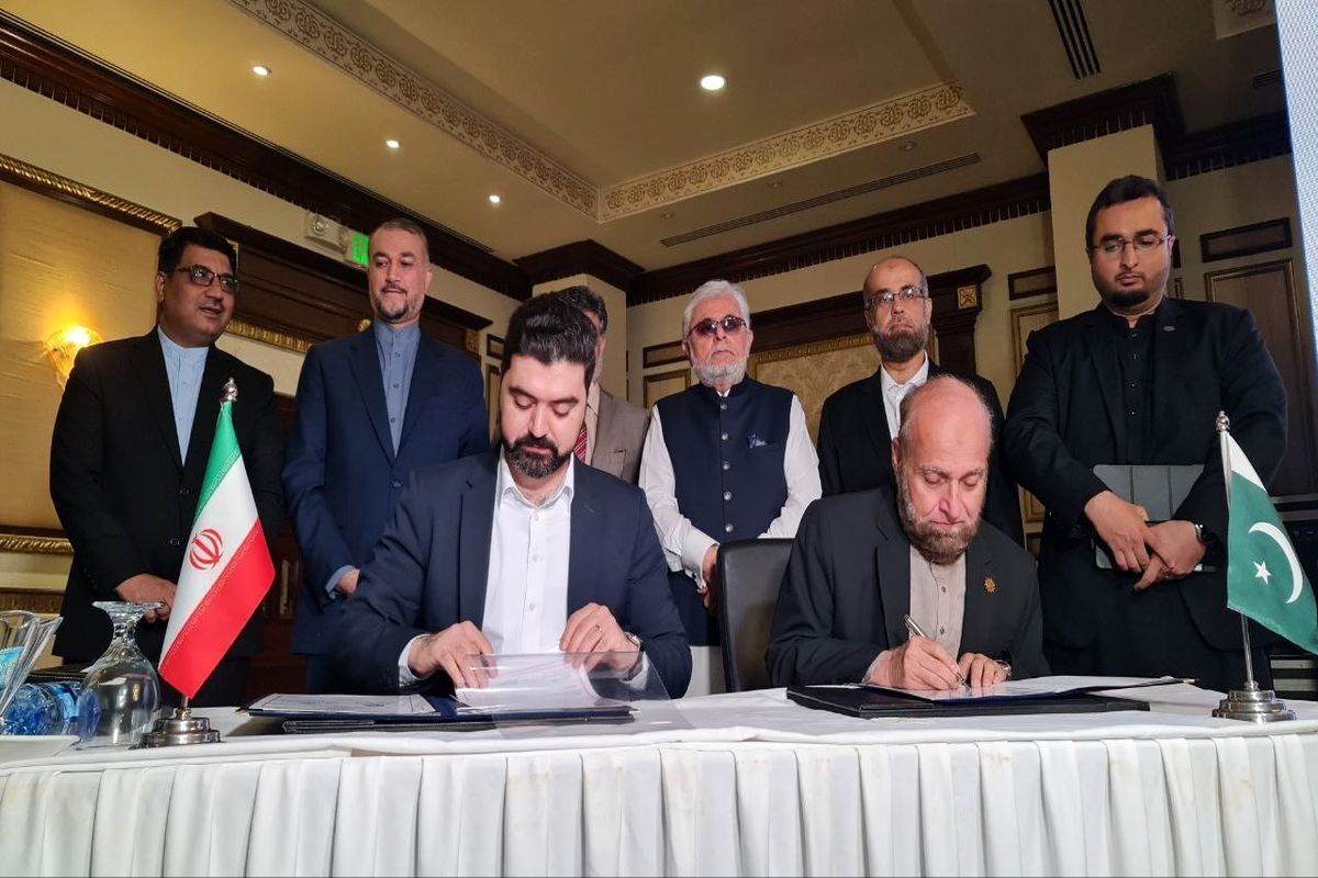 امضای سند همکاری بین اتاق‌های بازرگانی ایران و کراچی پاکستان