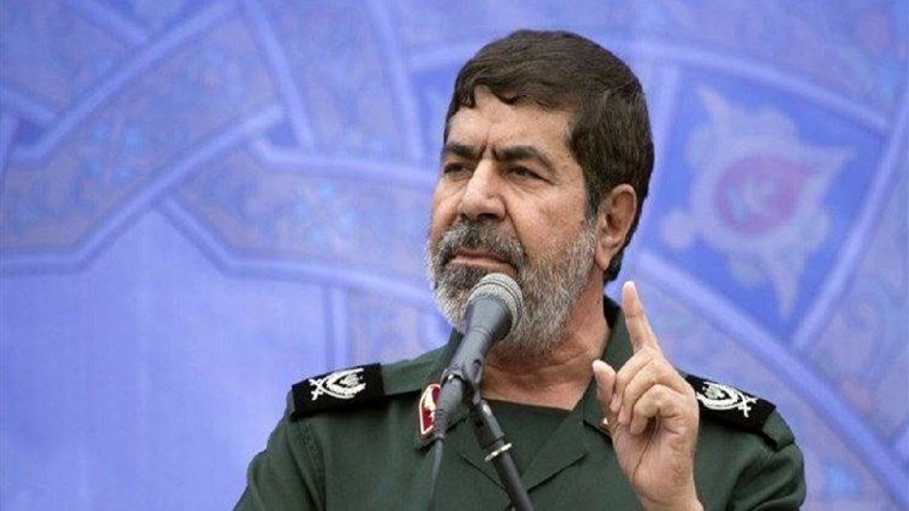 سپاه تا تثبیت وضعیت و اطمینان کامل از مهار آتش جنگل‌های مریوان در منطقه حضور دارد