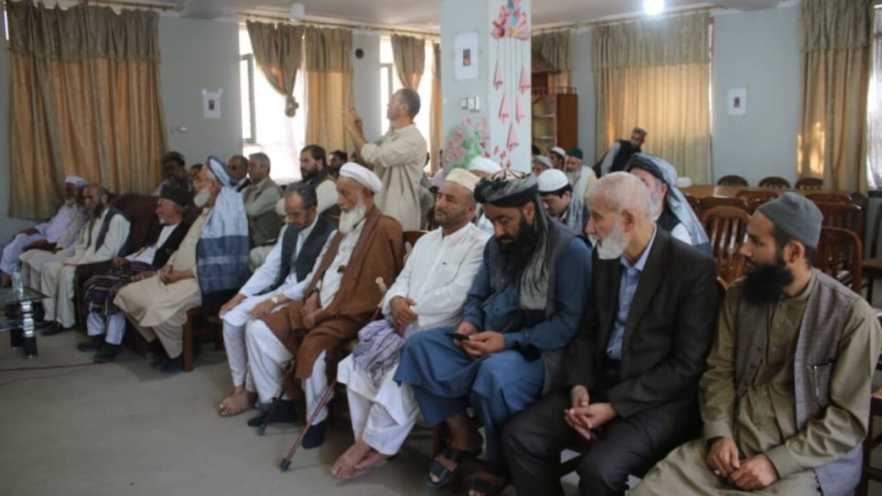 بزرگداشت واصف باختری در بلخ