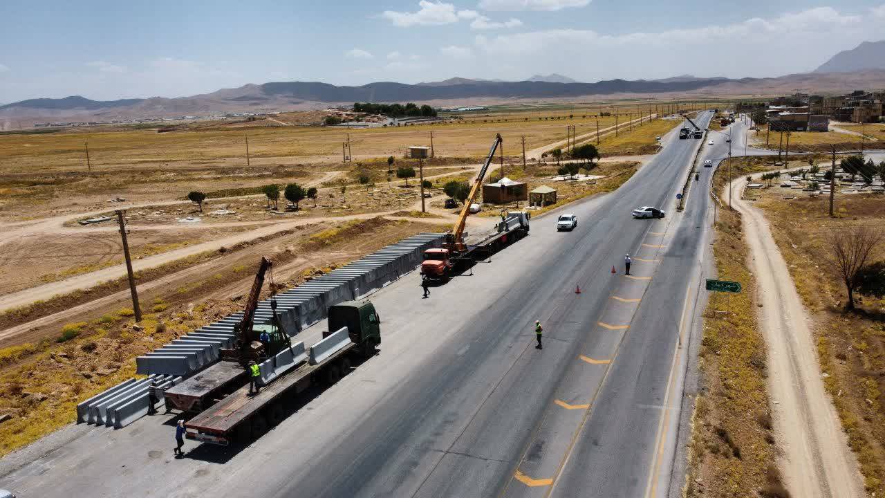 ایمن سازی ۹ کیلومتر از محور شهرکرد به شلمزار