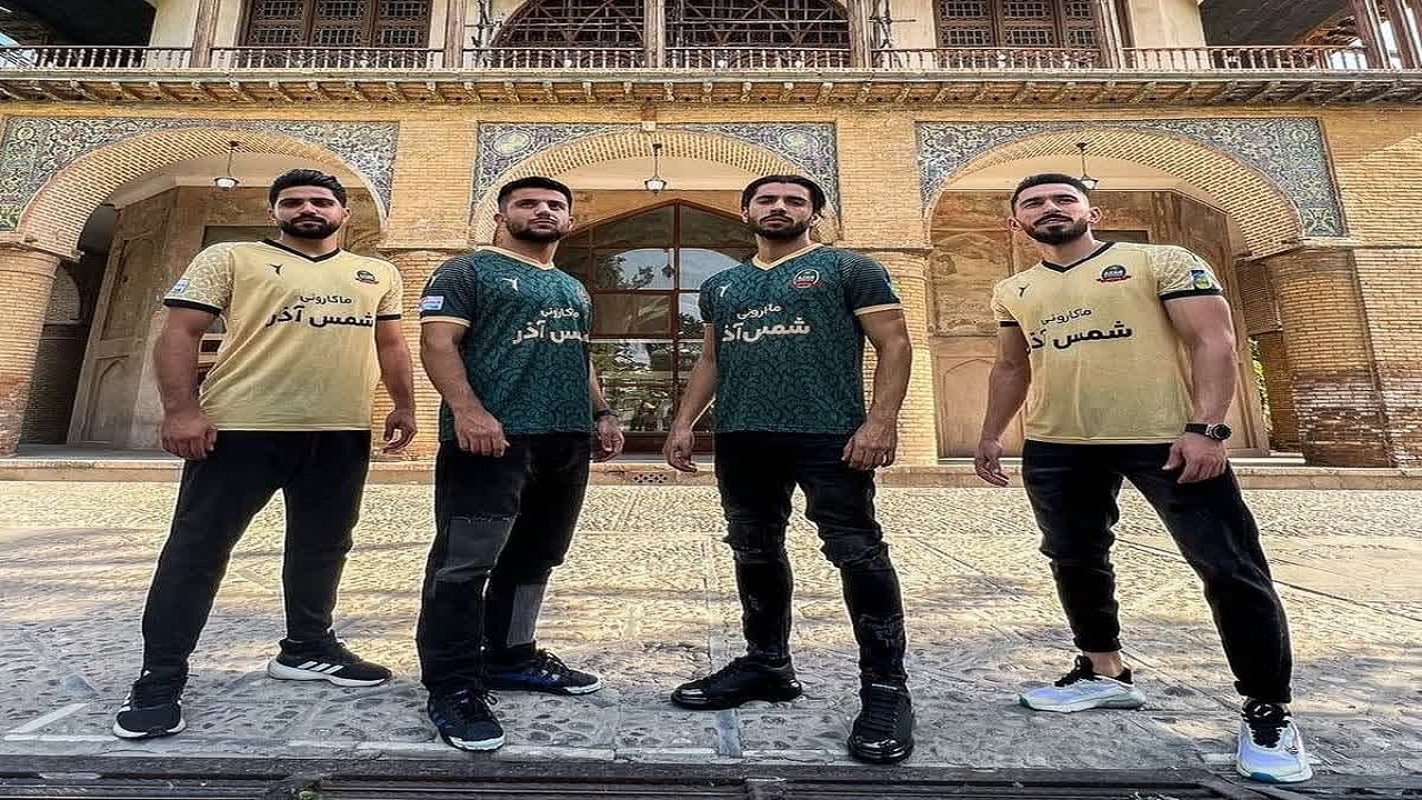 رونمایی از لباس جدید تیم شمس آذر قزوین 
