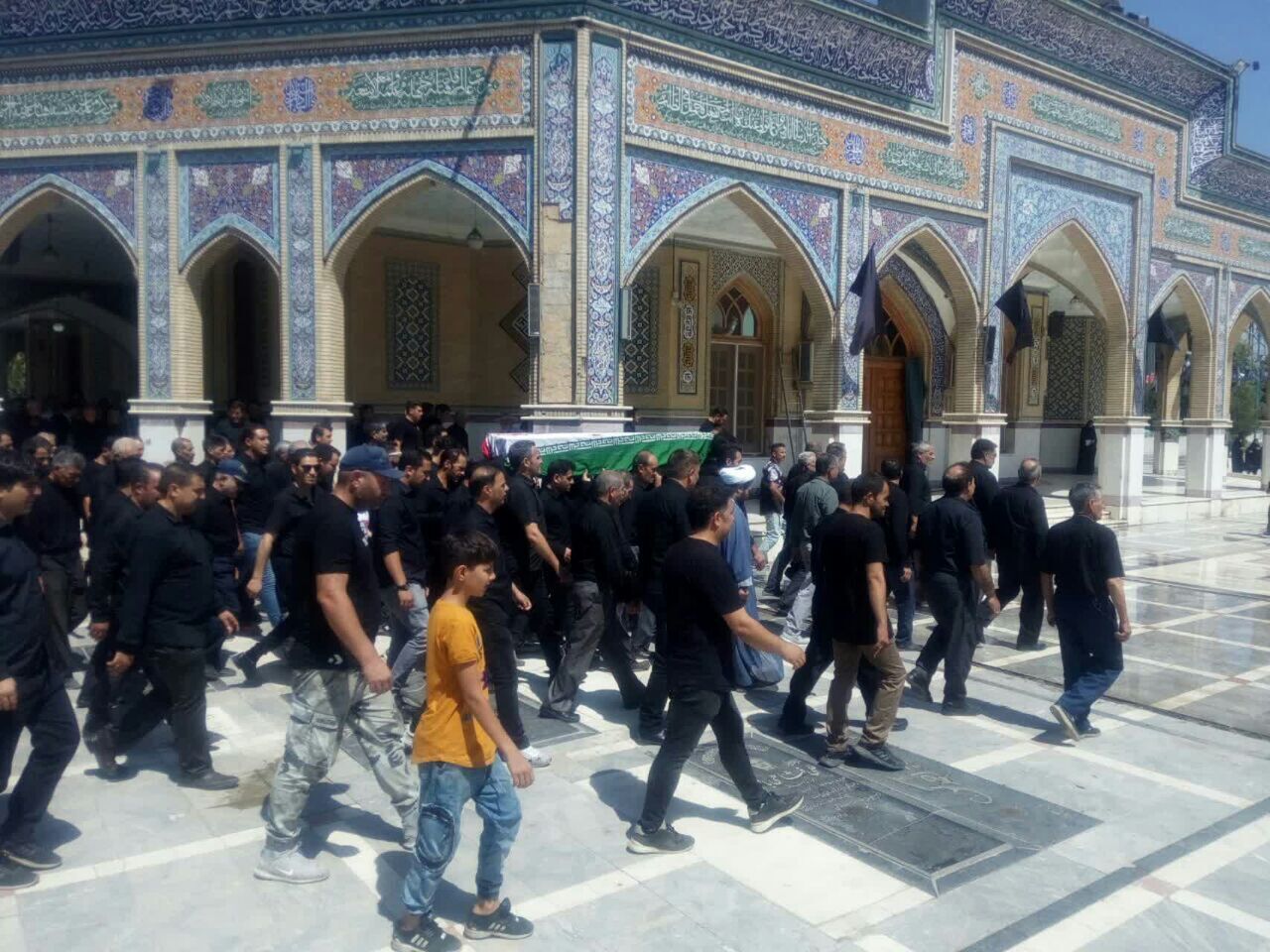 پدر شهید حمزه علی نعمتی به فرزند شهیدش پیوست
