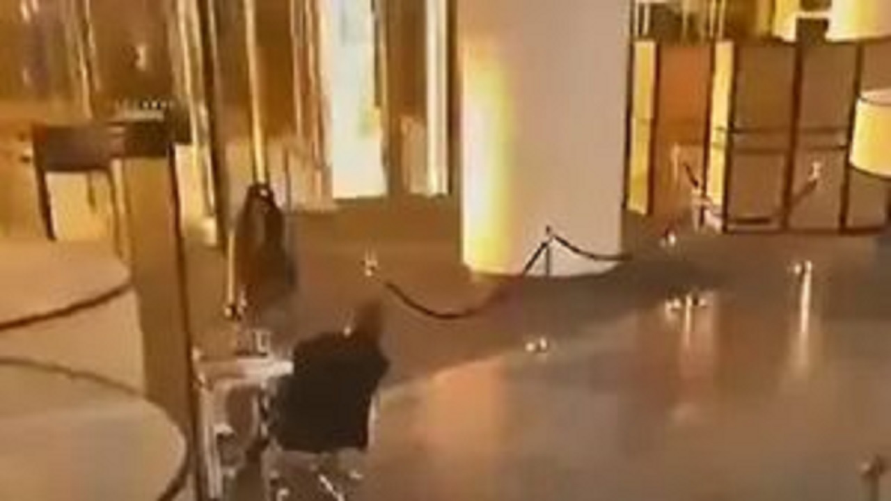 لحظه اصابت پهپاد مهاجم به یک ساختمان در مسکو + فیلم
