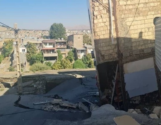 رانش زمین در کرج رانش زمین در کرج