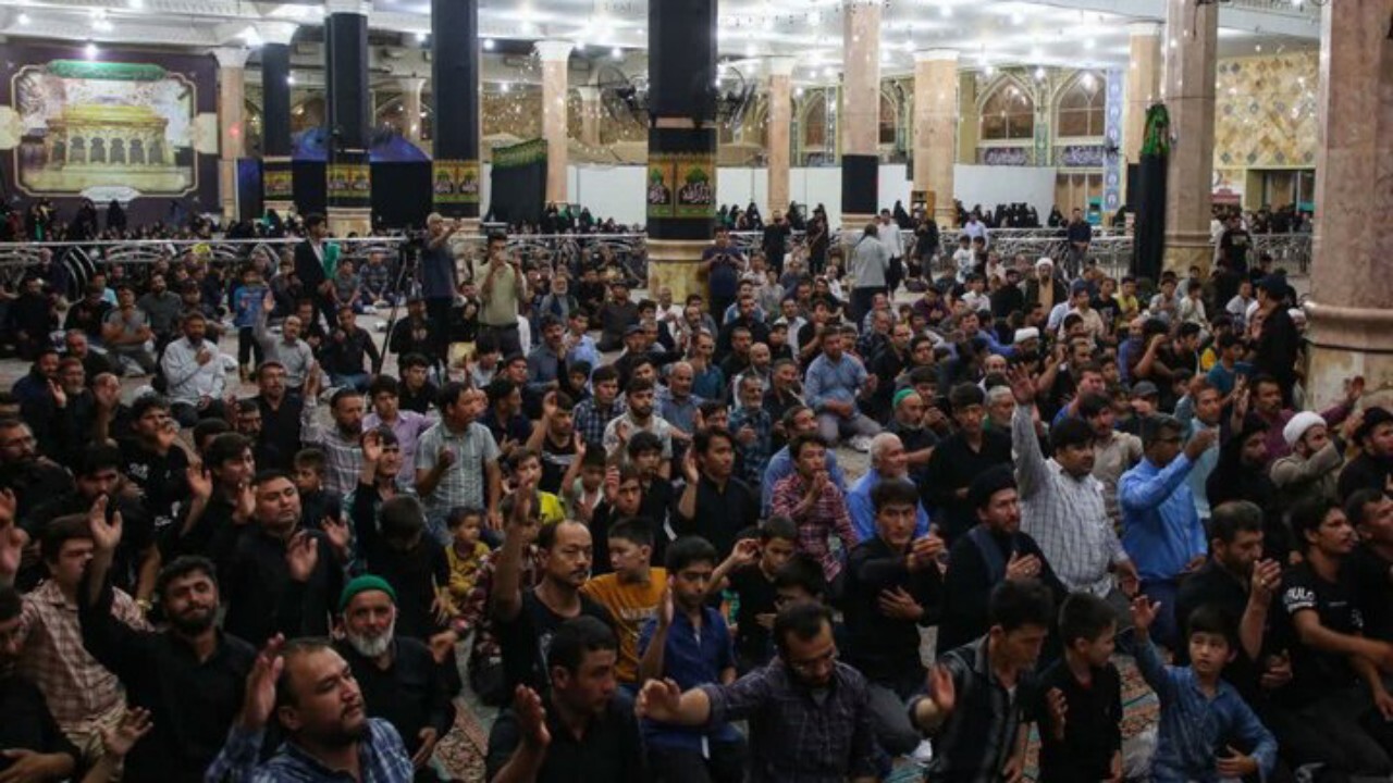 برگزاری سالروز بزرگداشت شهدای مدافع حرم در قم + فیلم