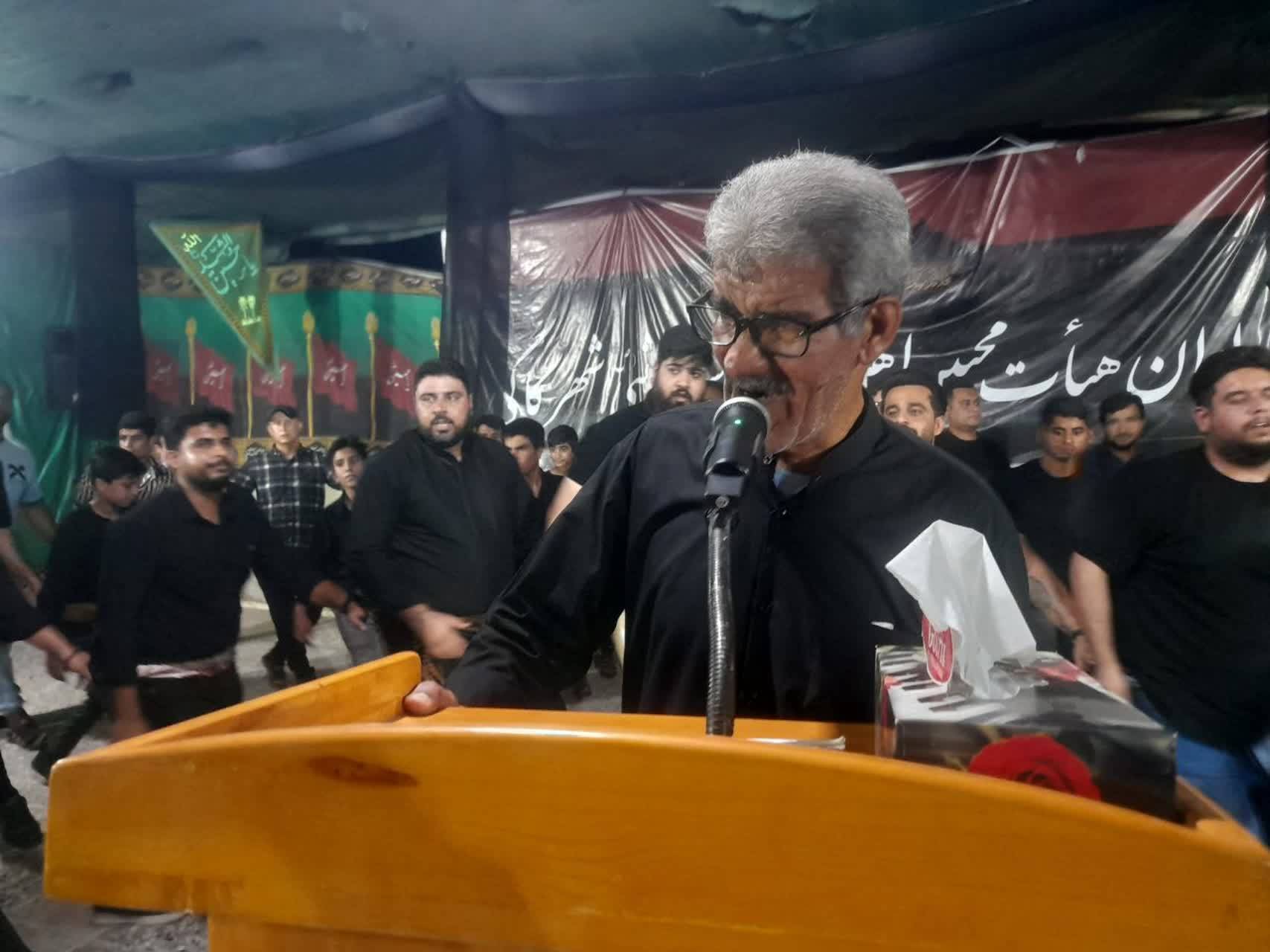 مراسم نوحه خوانی در ماه محرم