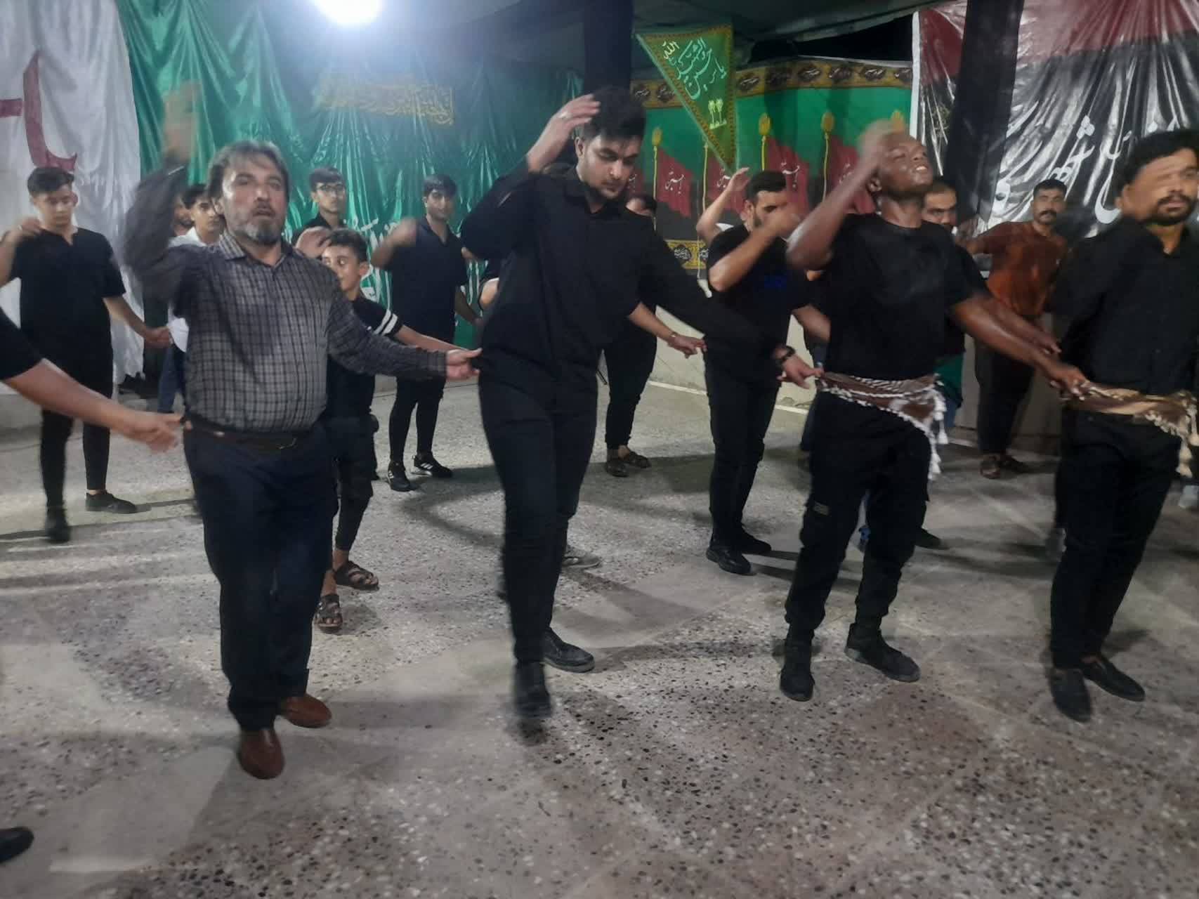 مراسم عزاداری چهارشنبه های حسینی در شهر کاکی