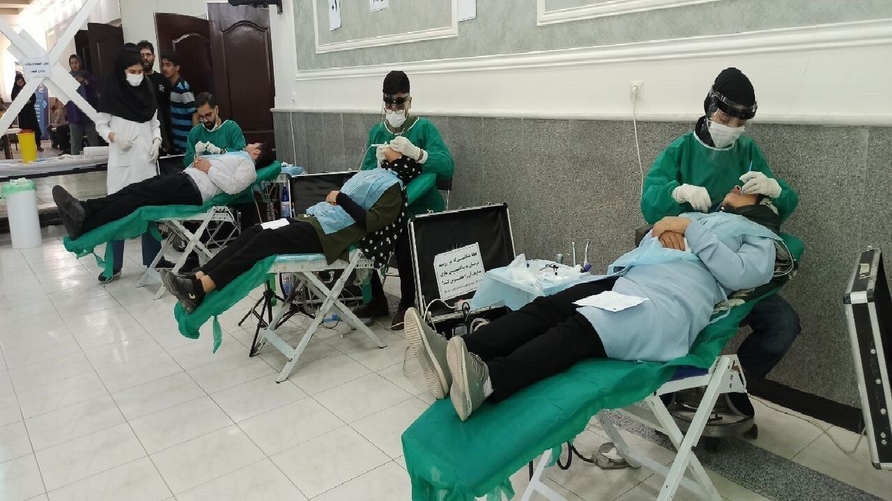 خدمات رایگان پزشکی معاونت بهداشت نیروی هوافضای سپاه در تربت حیدریه