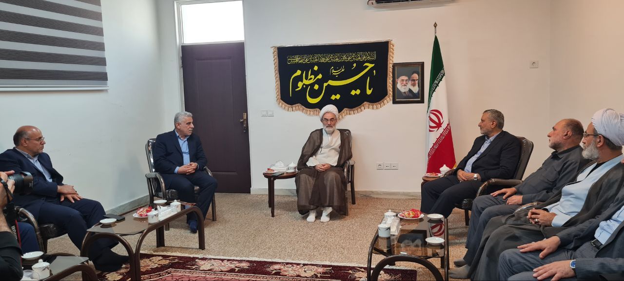 دیدار وزیر تعاون، کار و رفاه اجتماعی و استاندار با نماینده ولی فقیه گیلان