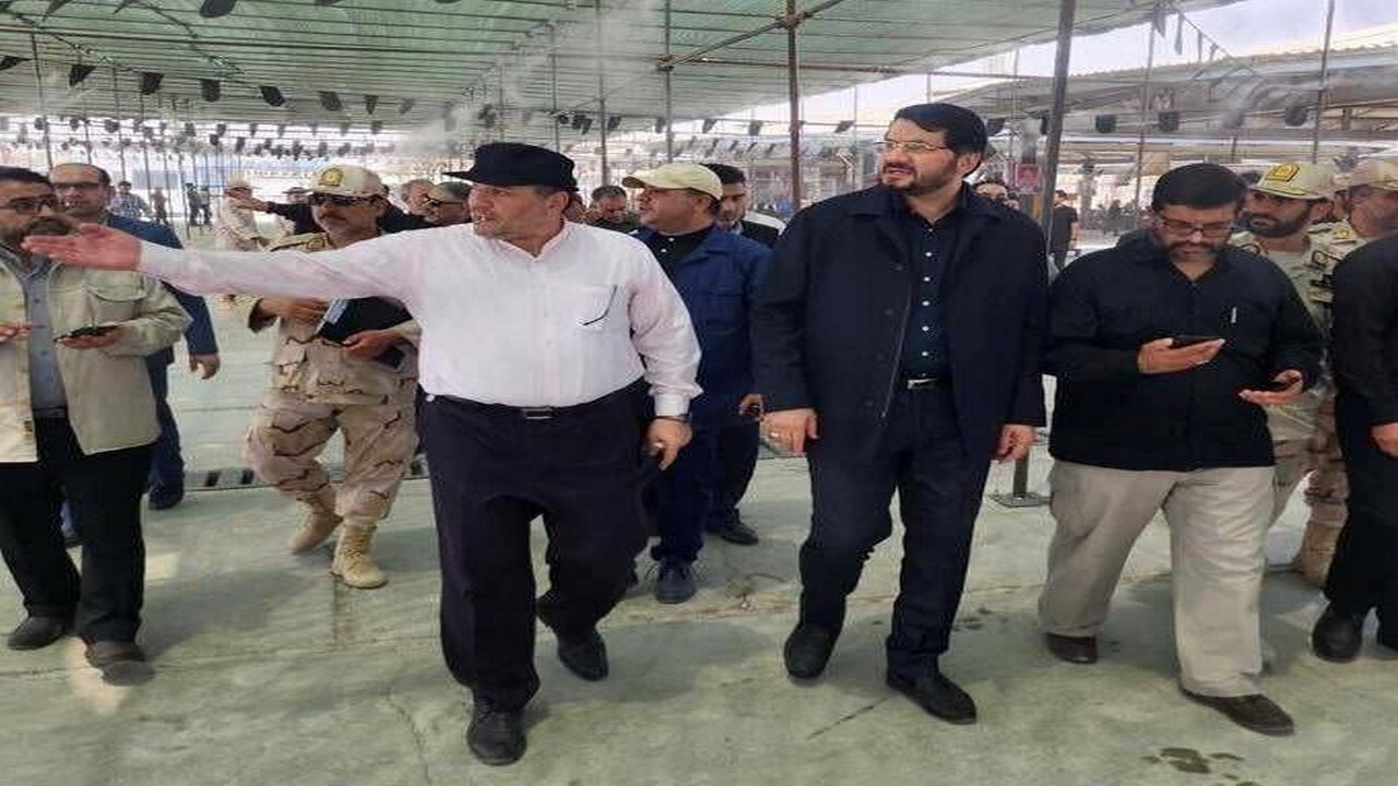 بازدید وزیر راه و شهرسازی از پایانه مرزی مهران
