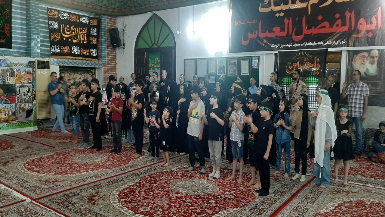 گردهمایی کودکان عاشورایی در رشت