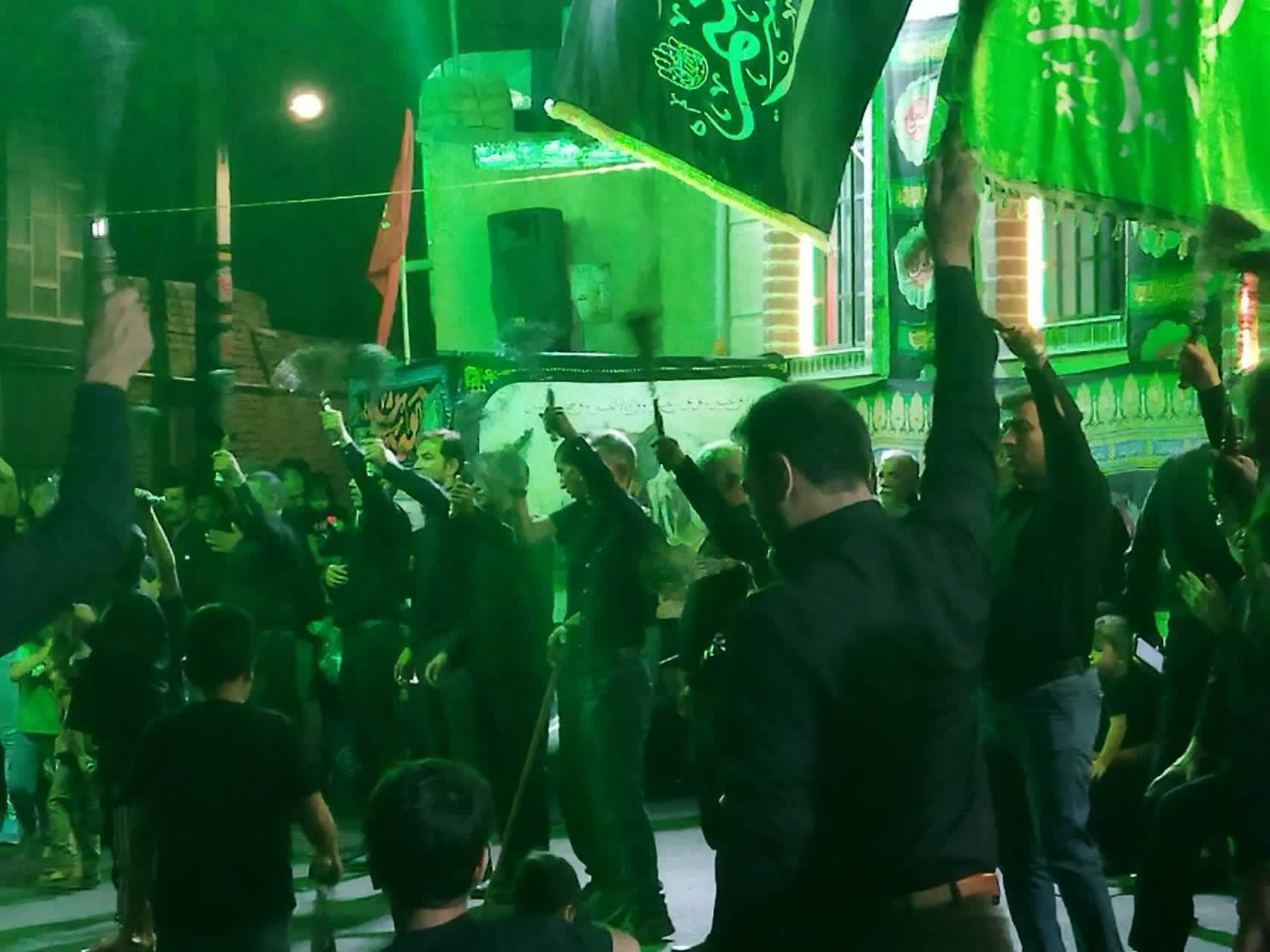 مراسم عزاداری حسینی در ساوه