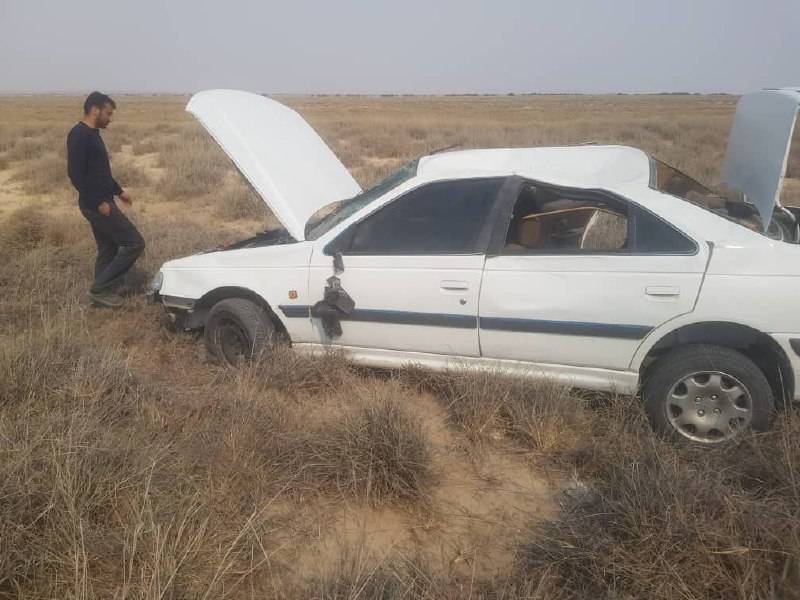 انحراف خودرو در جاده