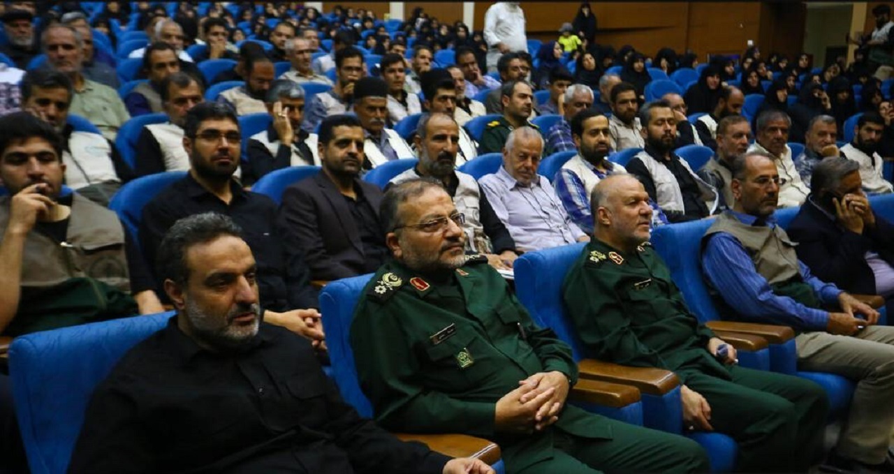 آیین پایانی رزمایش جهادگران فاطمی ۳ در اصفهان