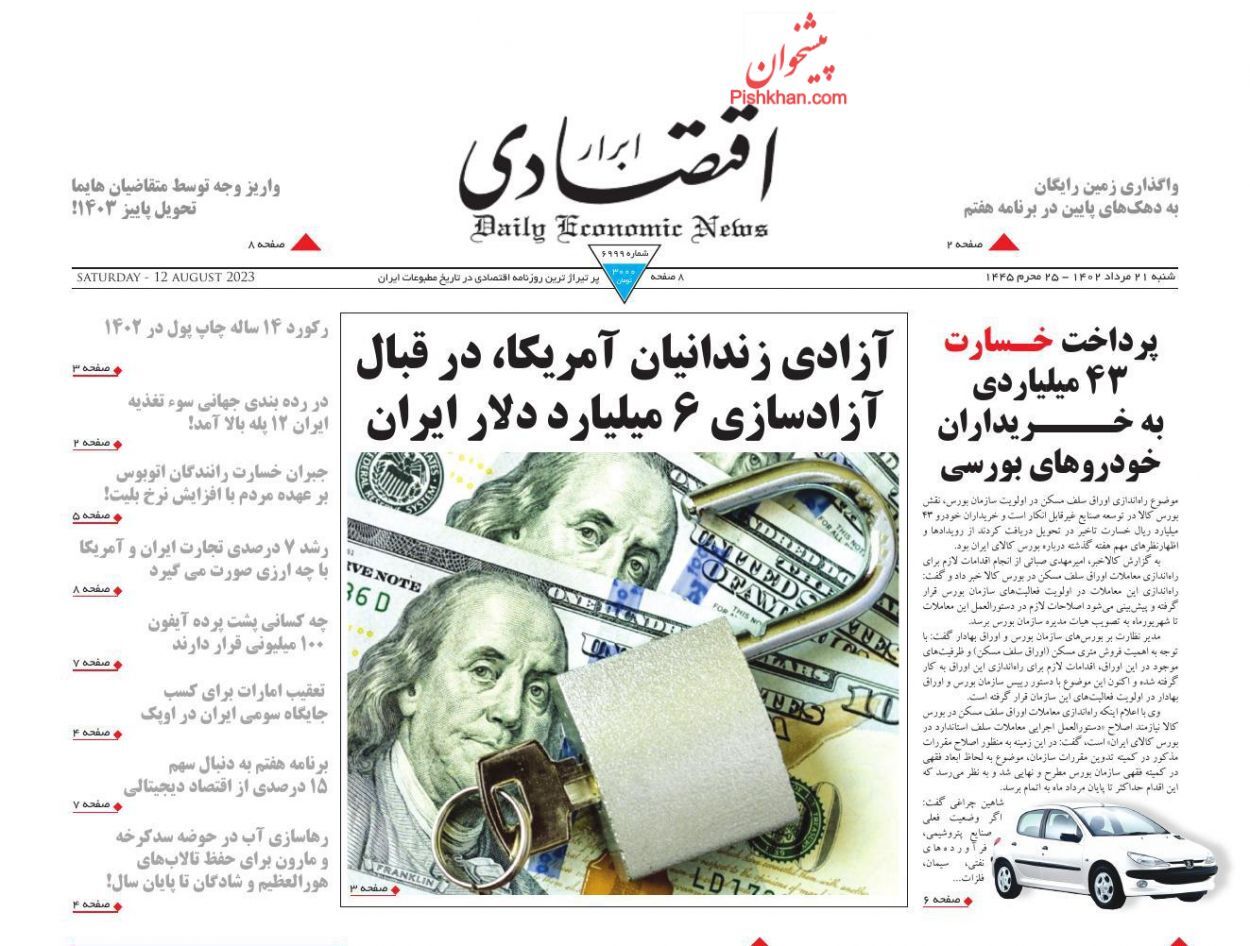 روزنامه ابرار اقتصادی