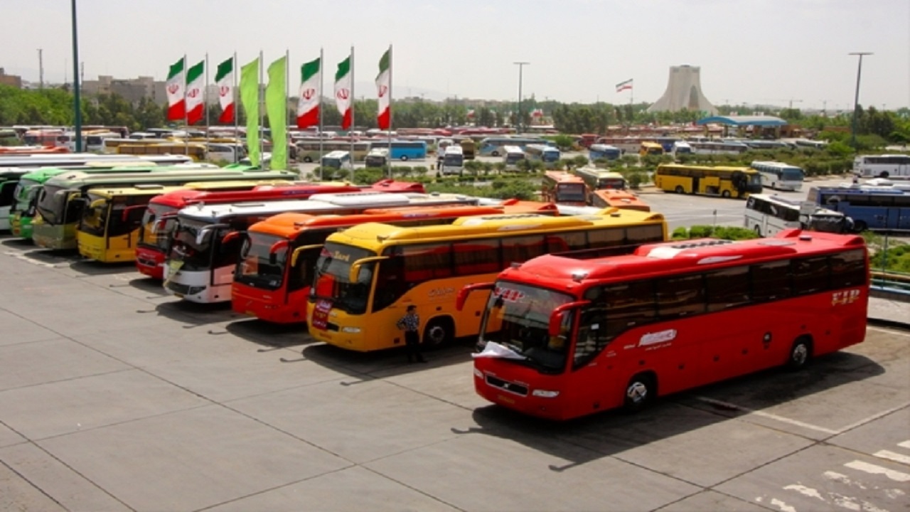 بلیت اتوبوس برای مسیر تهران-مهران با نرخ مصوب ۵۰۰ تا ۶۸۰ هزار تومان اعلام شد