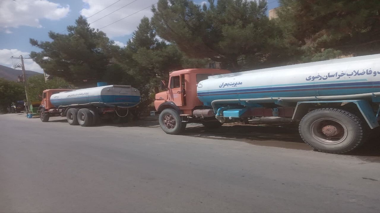 شهرستان پرآب کلات خراسان رضوی نیز گرفتار آبرسانی تانکری شد