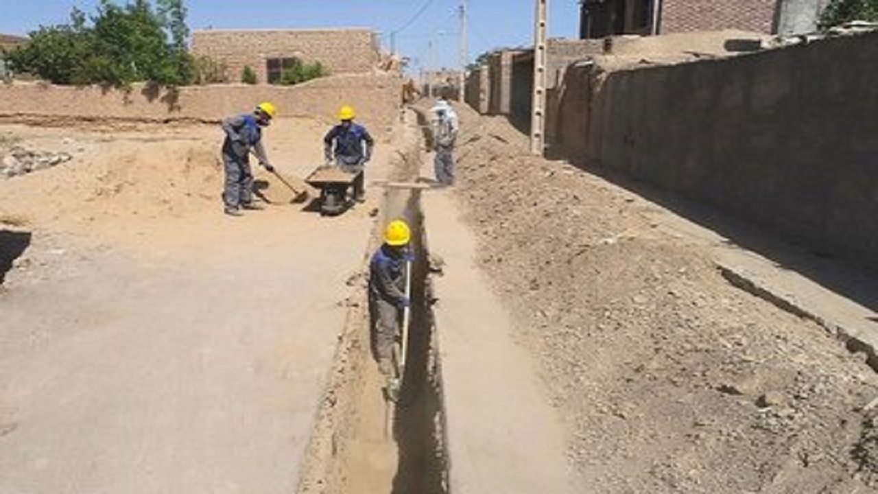 گازرسانی به چهار روستای بخش مرکزی گناباد به اتمام رسید