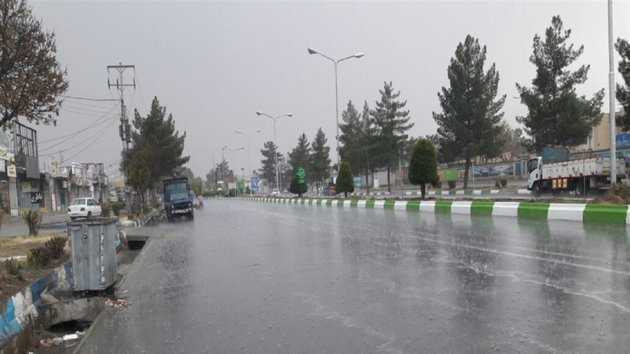 بارش شدید باران آسمان روستای سرگریچ فاریاب را لطافت بخشید + فیلم