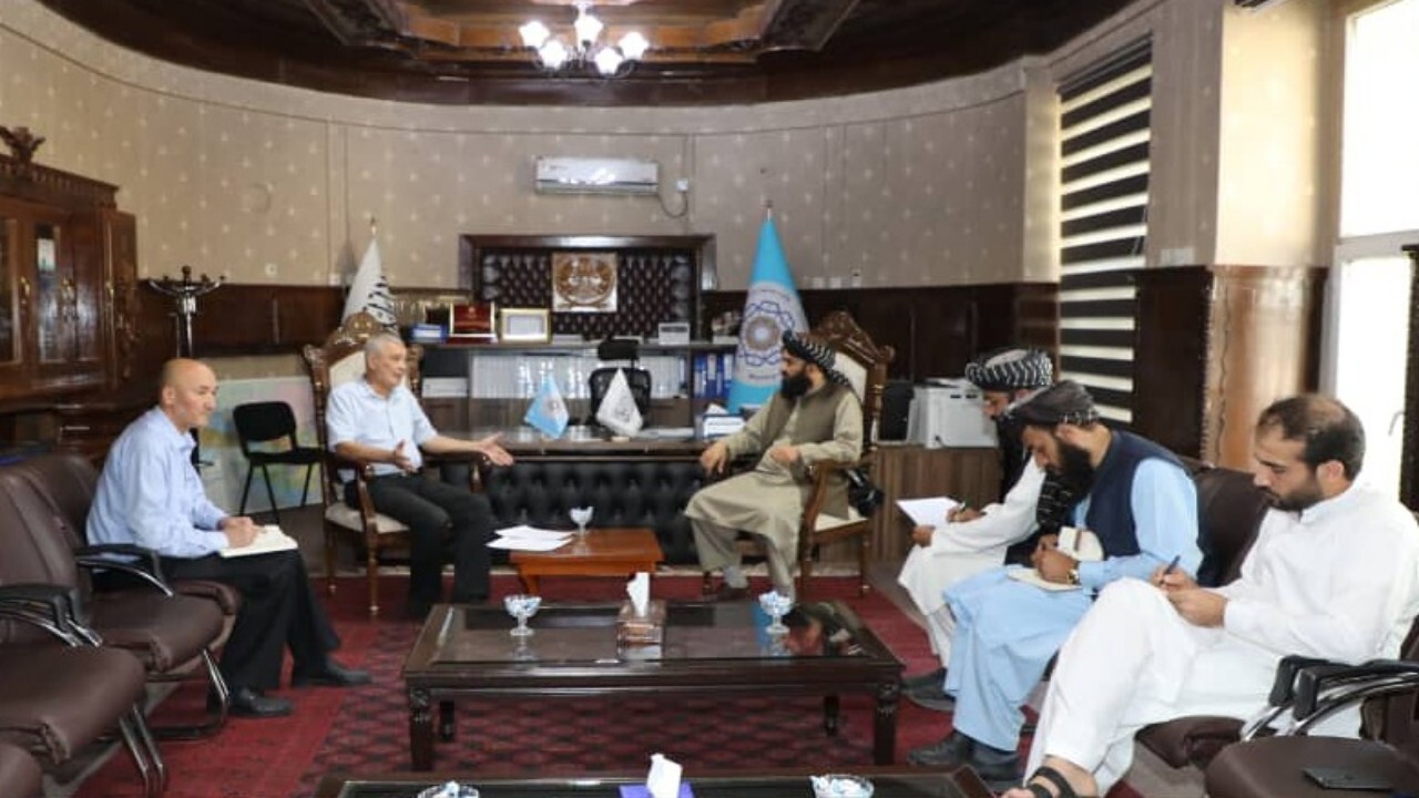 سفر یک هیئت بلند رتبه از ازبکستان به افغانستان
