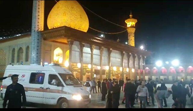 تکرار حادثه تروریستی در شاهچراغ (ع)/ یک نفر به شهادت رسید+فیلم و تصاویر