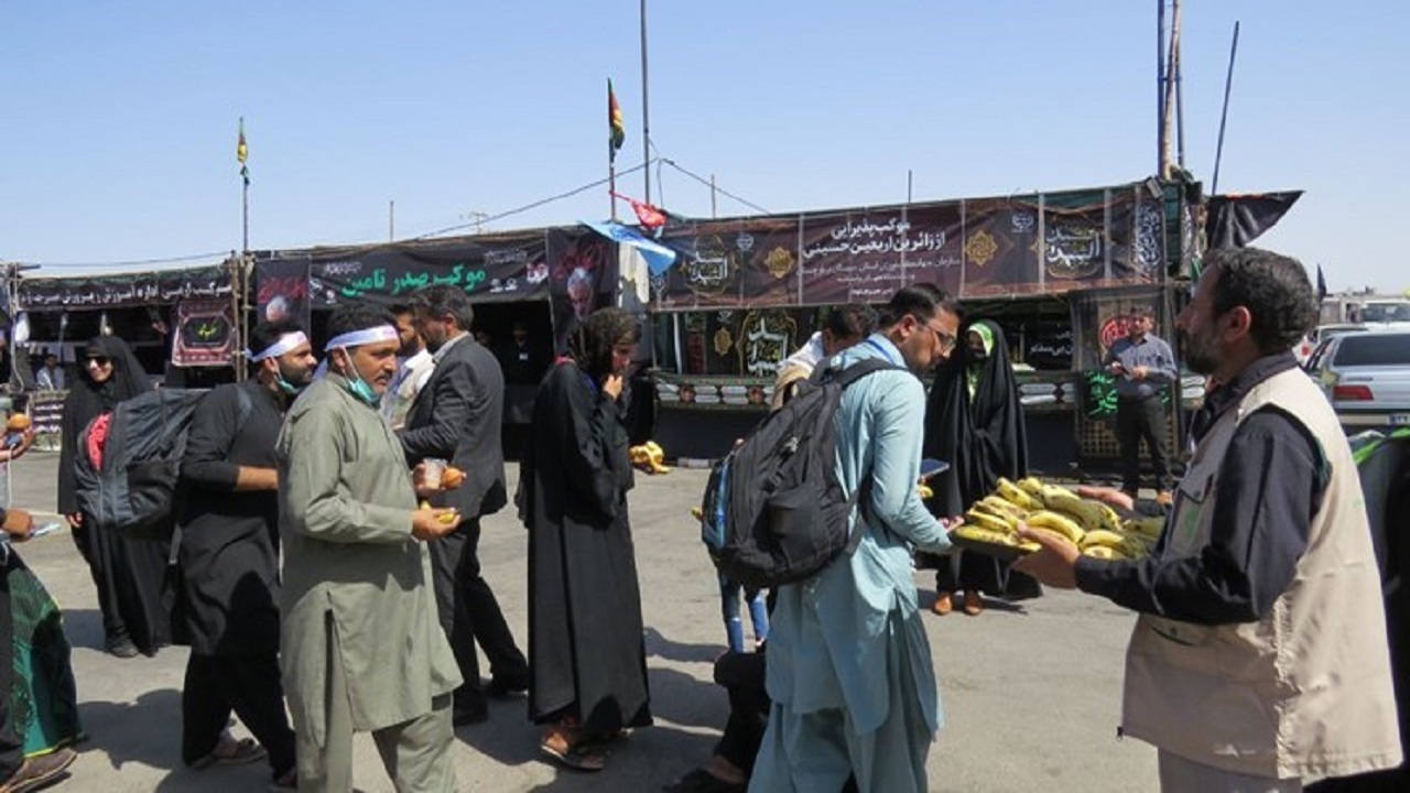 موکب اربعین حسینی سازمان جهاد کشاورزی در مرز میرجاوه مستقر می‌شود