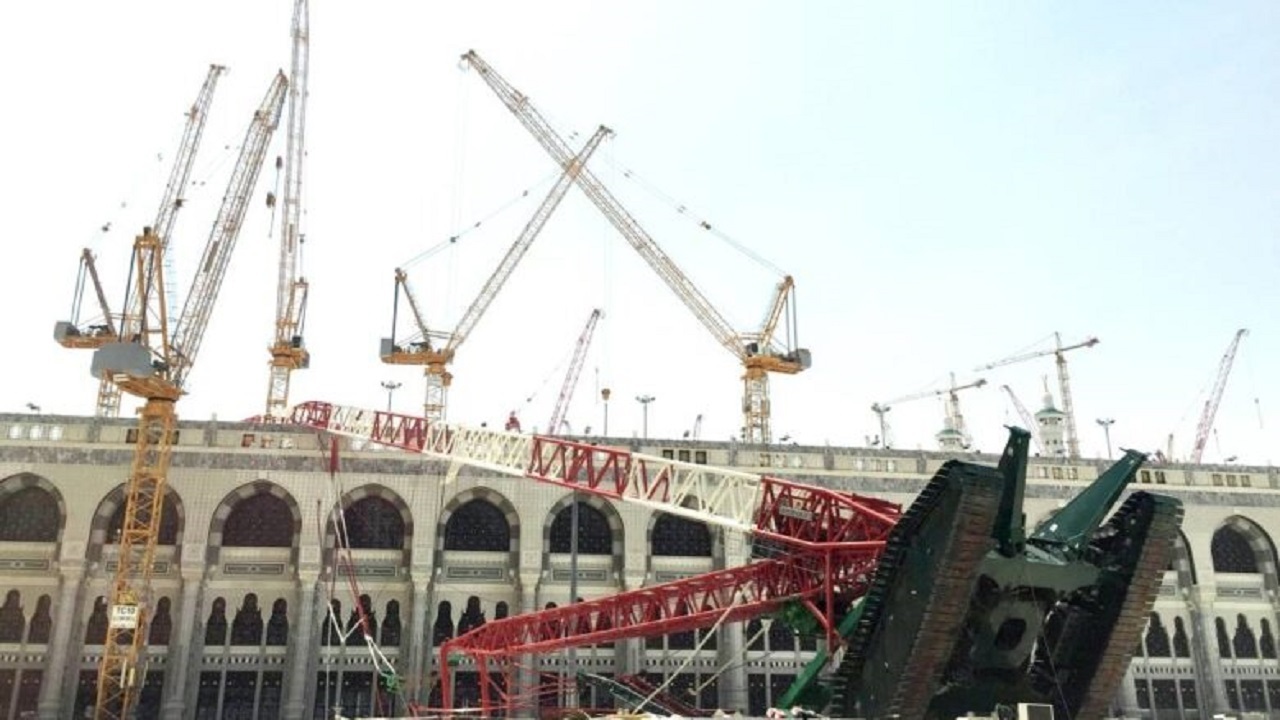 پرونده سقوط جرثقیل در مسجدالحرام مختومه شد