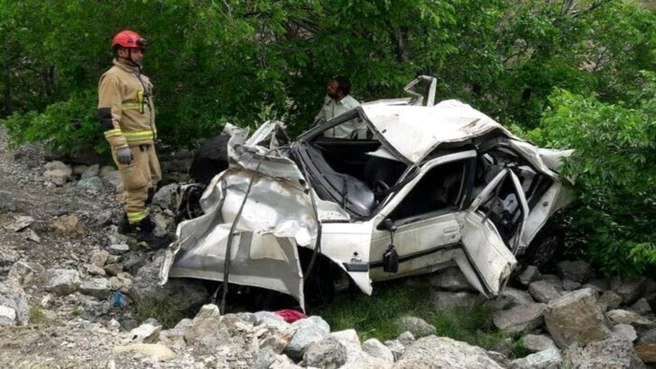 فوت ۳ نفر بر اثر سانحه رانندگی در محور کمربندی علی آباد کتول