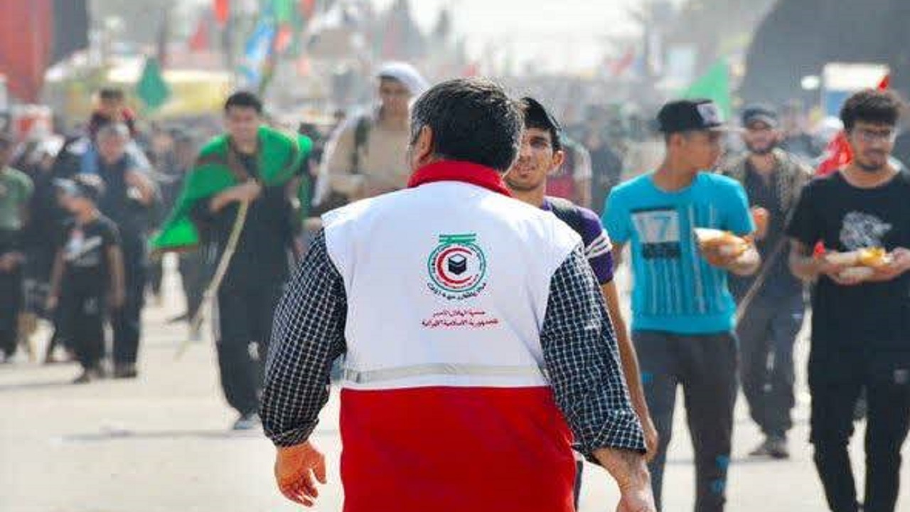 برپایی درمانگاه چهارمحال و بختیاری در راهپیمایی اربعین حسینی ۱۴۰۲