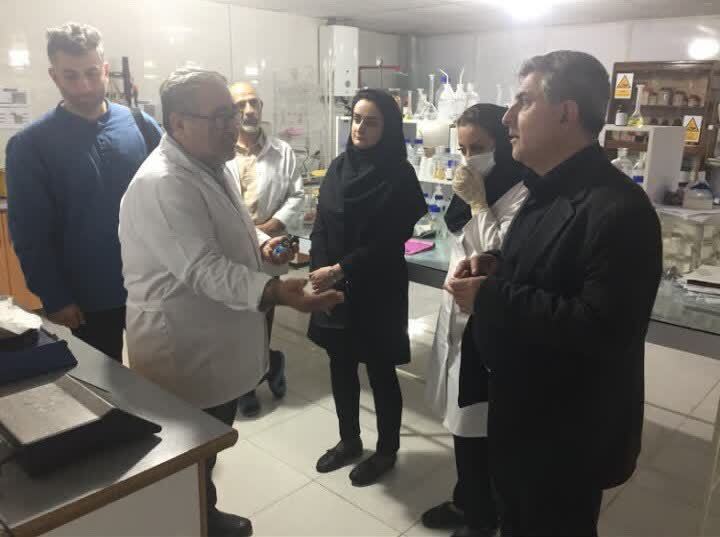 بازدید سرپرست اداره کل استاندارد استان اردبیل از آزمایشگاه سنجش روز اردبیل