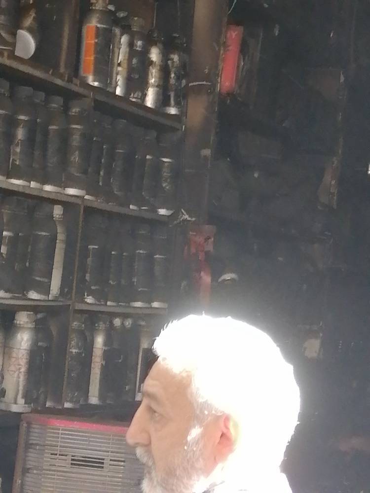 آتش&zwnj;سوزی  30 باب مغازه در بازار