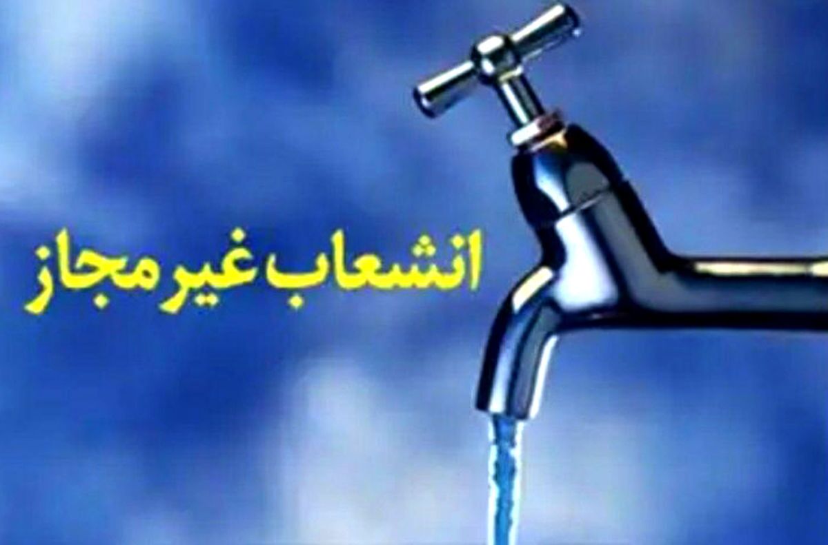 انشعاب آب غیرمجاز ۱۸۸ واحد مسکونی و باغ ویلا قطع شد