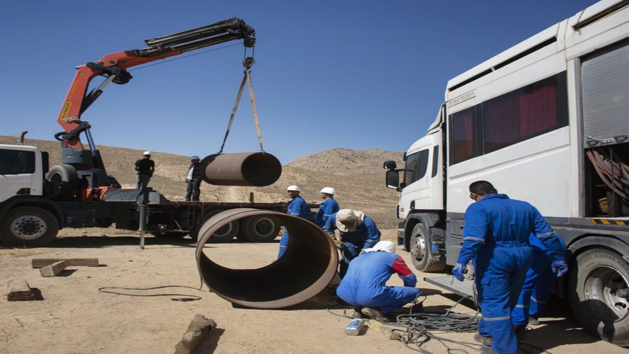 رزمایش رفع اختلال در خطوط انتقال گاز در سمنان