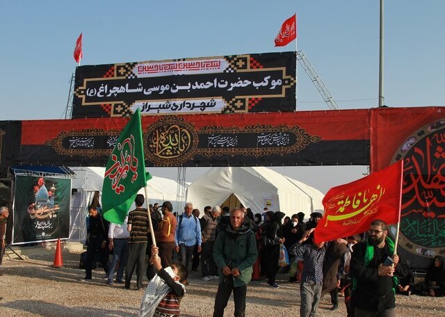 برپایی موکب احمدبن‌موسی (ع) در خرمشهر و مرز شلمچه