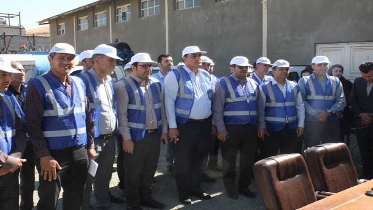 مانور دفاع از مقر شرکت آبفا کردستان برگزار شد
