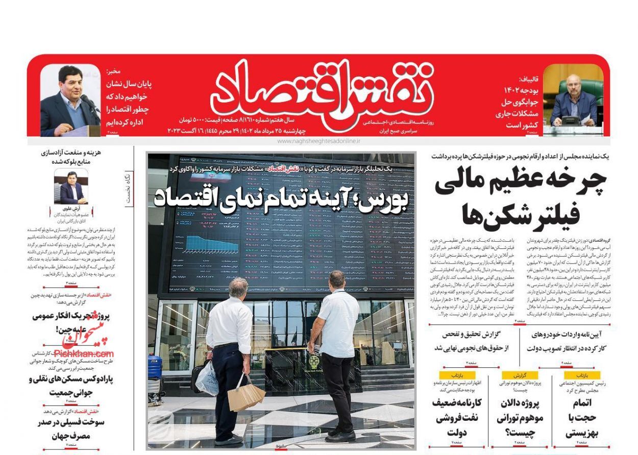 روزنامه نقش اقتصاد