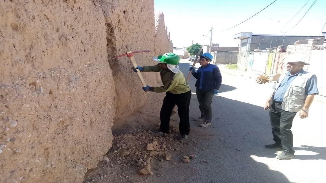 مرمت بنای تاریخی کارخانه پنبه جاجرم