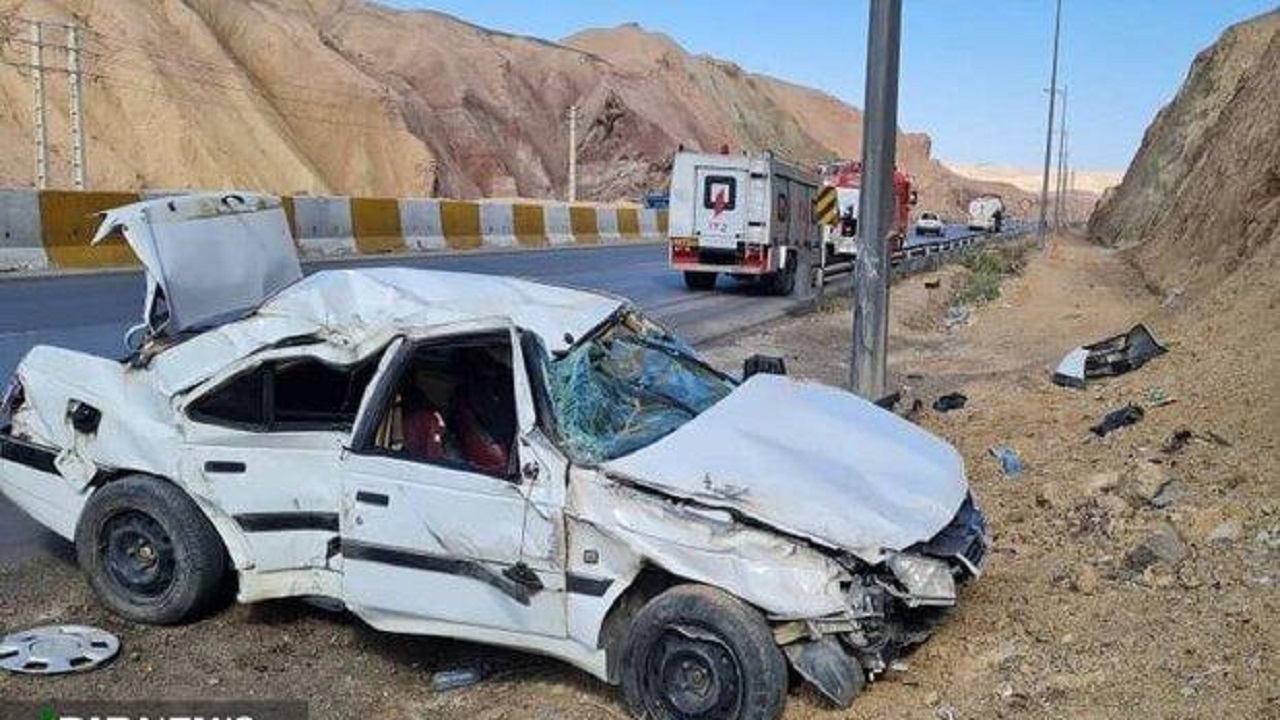 واژگونی پژو پارس در محور لوجلی- شیروان یک کشته بر جای گذاشت