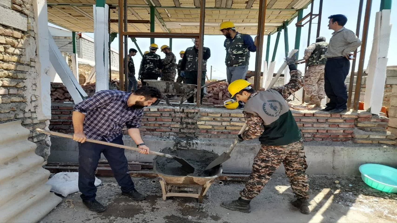 جهادگران بسیجی در خوی جهادگران بسیجی در خوی