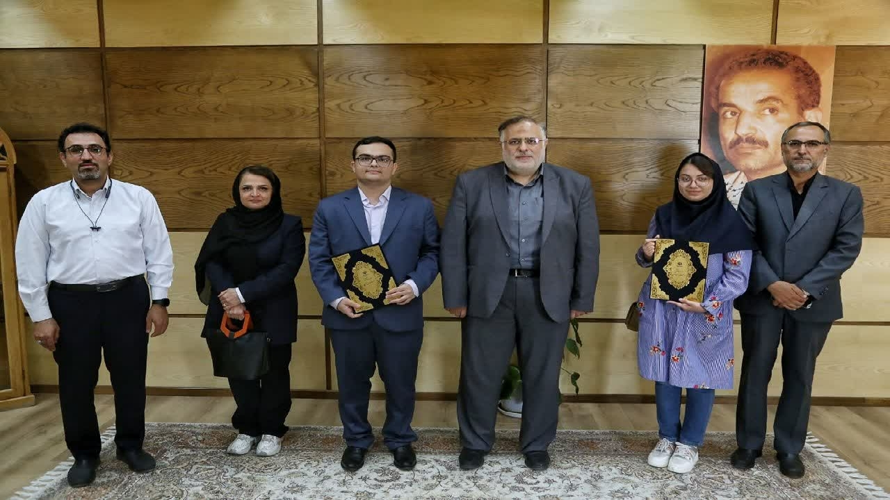 تجلیل استاندار از مدال آوران قزوینی المپیاد‌های جهانی