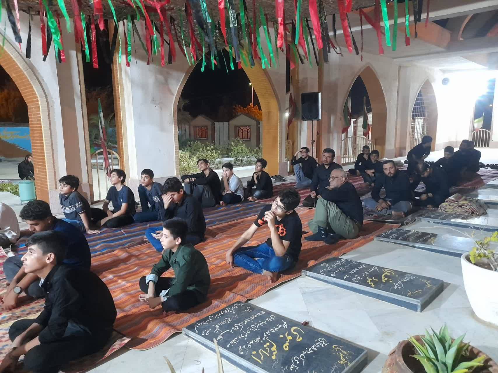سوگواری دانش آموزان در دهه اول ماه صفر